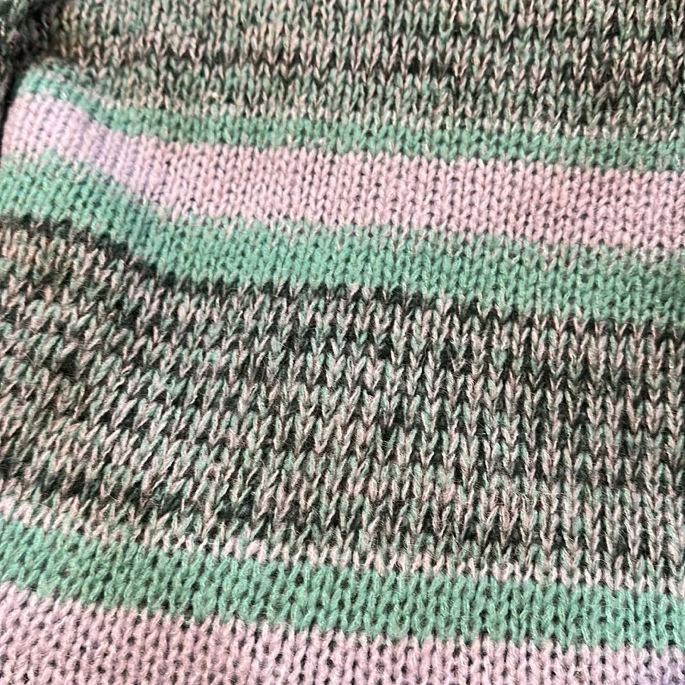 NWT Free People Alpaca Candy Stripe Tunic Sweater in Waterfalls Combo